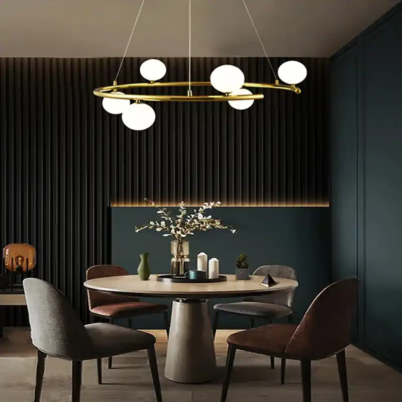 Creative Iron and Glass Chandelier for Elegant Decoration