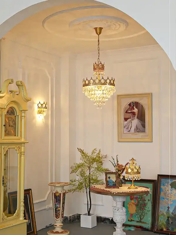 Dimmable K9 Crystal Chandelier for Elegant Lighting