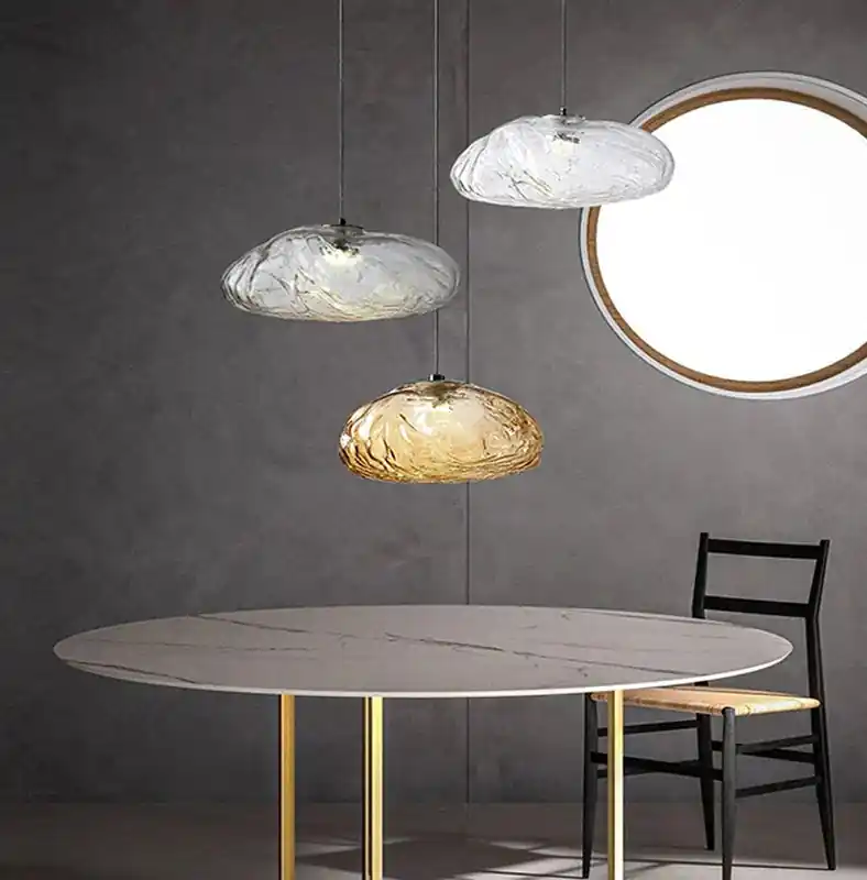 Cloud design glass chandelier for a creative interior