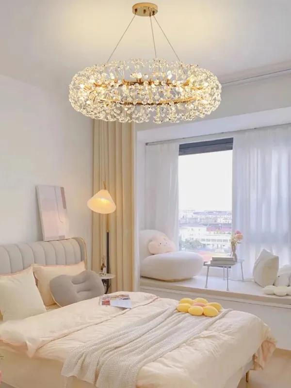 Creative and Atmospheric Dandelion Shaped Modern Crystal Chandelier