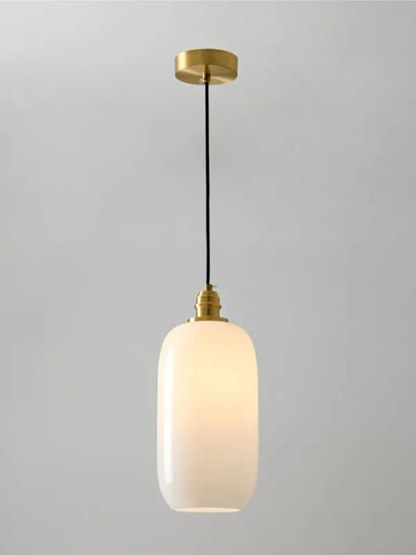 White glass chandelier for an elegant artistic ambiance