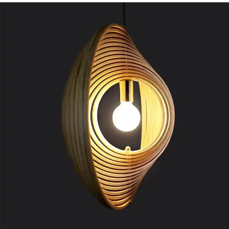 Nordic-style rotating lunar chandelier for interior decoration