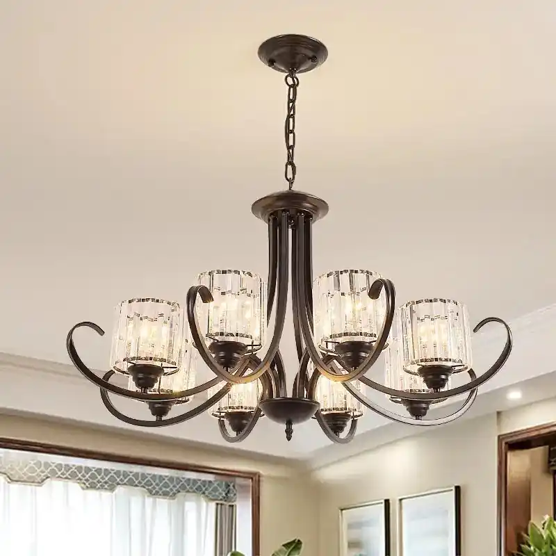 Vintage Crystal Chandelier Modern Pendant Lights for Interior Decoration