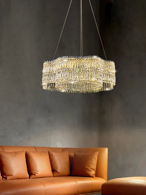 Modern Crystal Chandelier for Elegant Interior Lighting