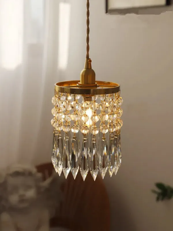 Romantic French crystal chandelier for an elegant and refined interior