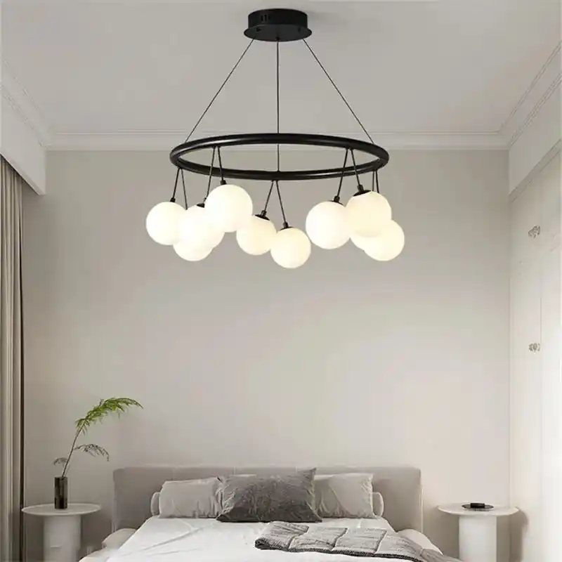 postmodern chandelier adjustable circular suspended lighting elegant design