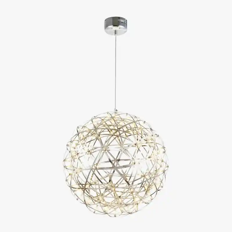 creative LED sparkle ball chandelier, Nordic style, decorative star