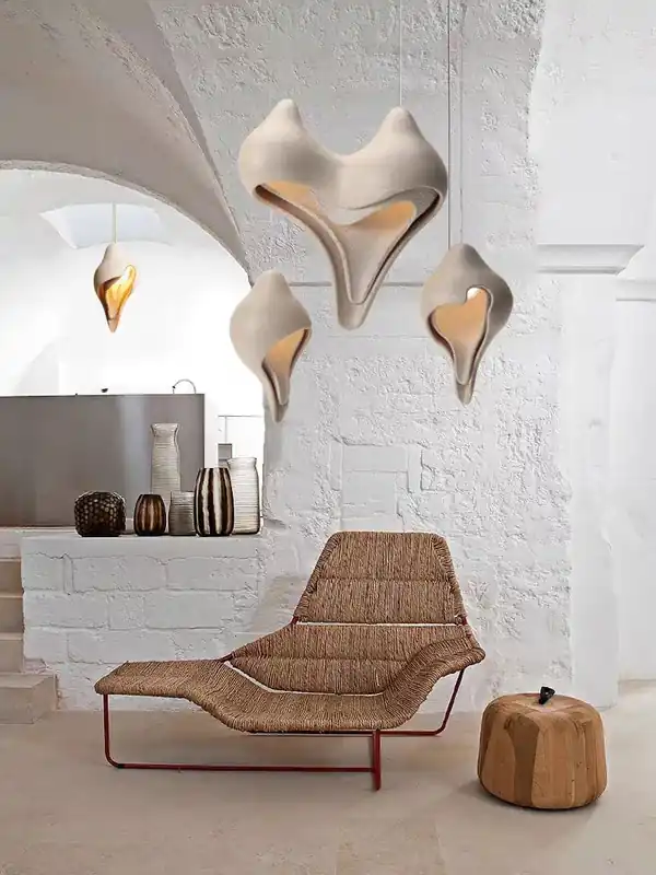Wabi-sabi Nordic design conch chandelier for interior decoration