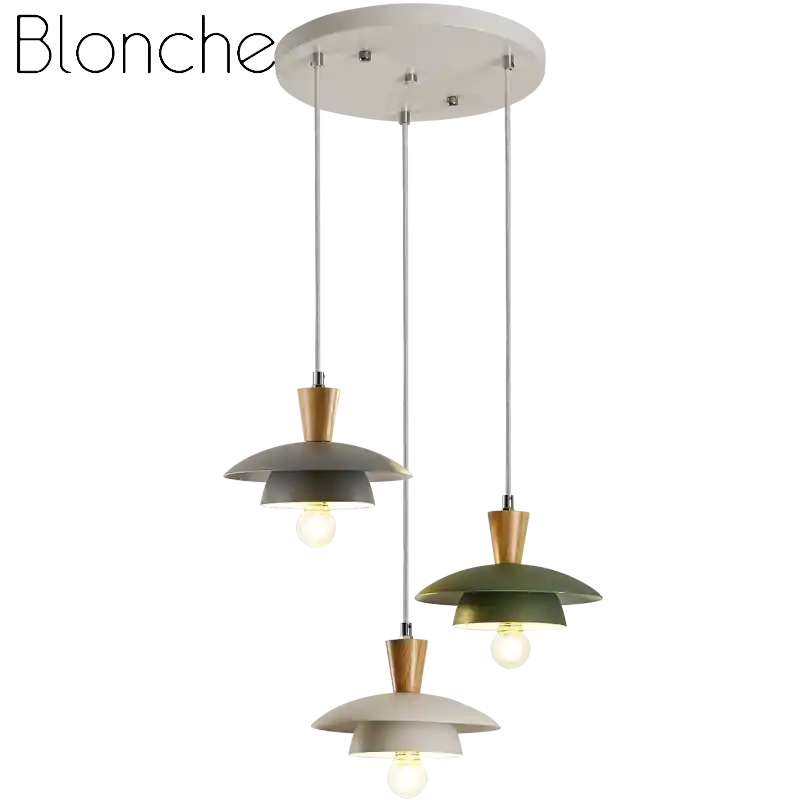 Creative Macaron Style Modern Wrought Iron Indoor Chandelier