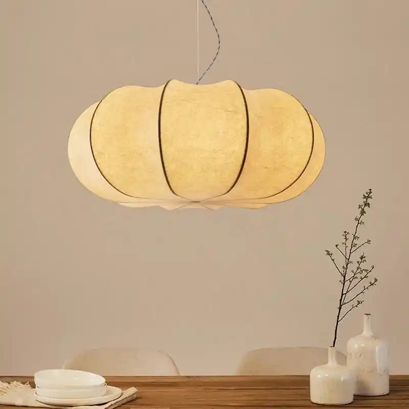 Wabi Sabi Nordic design silk chandelier for modern interior