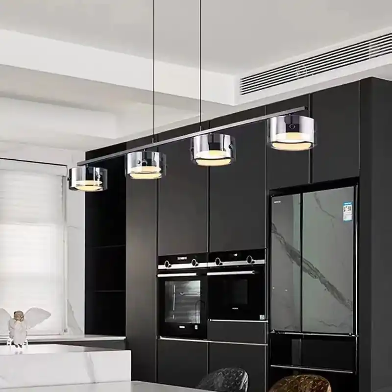 Dimmable glass pendant light for various spaces