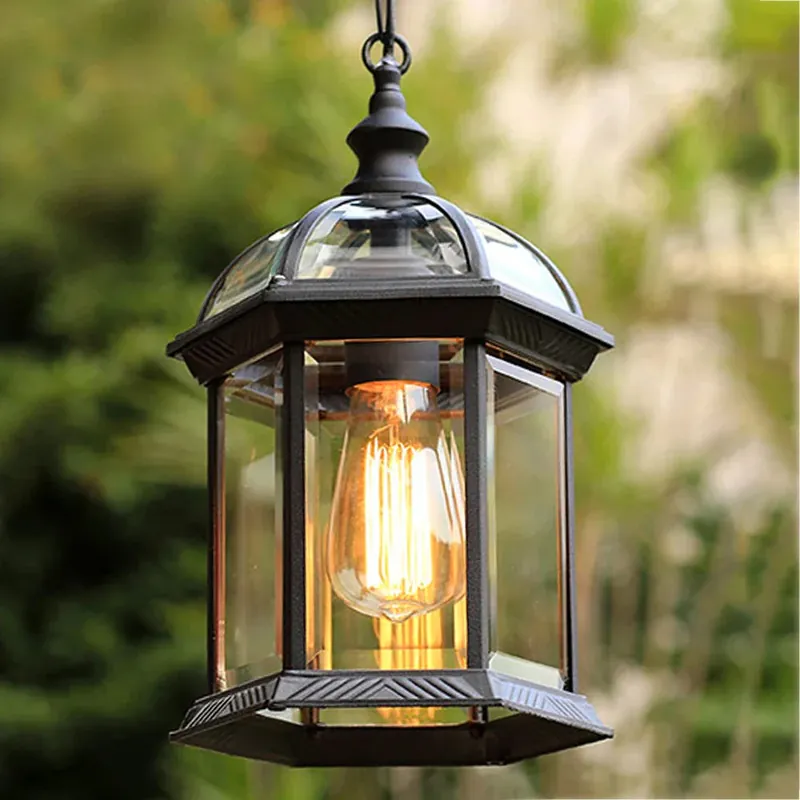 Creative retro outdoor chandeliers for garden and gazebo