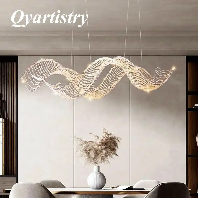 Customizable k9 crystal modern luxury chandelier