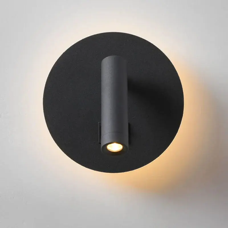 minimalist LED chandelier with decorative spotlight switch