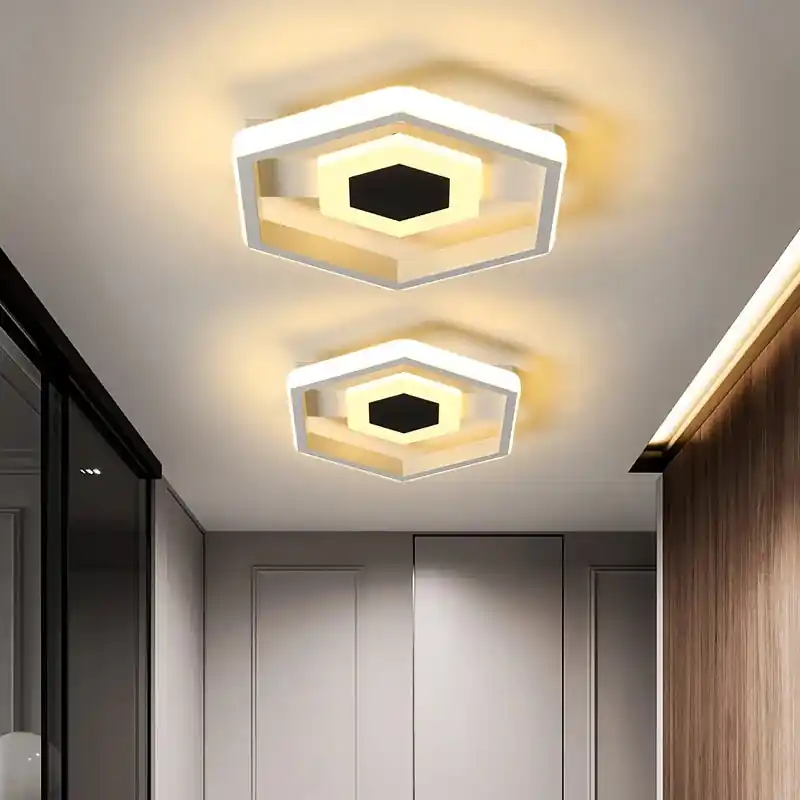 Slim acrylic LED light fixture chandelier for home decoration