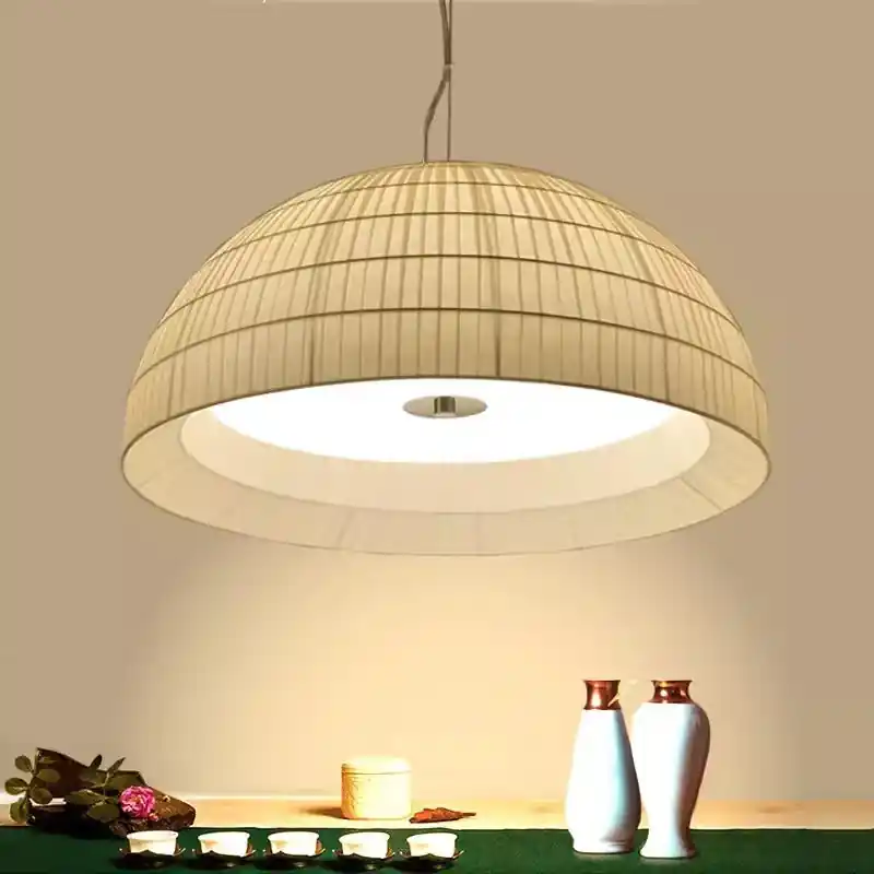 LED fabric chandelier for restaurant, cafe, and bar