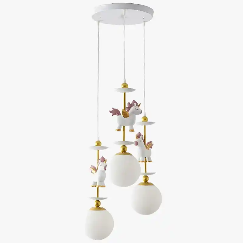 Nordic minimalist modern chandelier for children