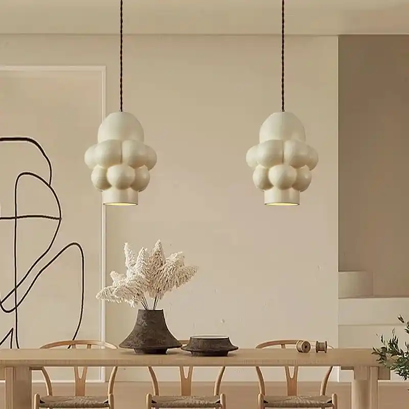Nordic Wabi-Sabi LED Chandelier for Bars and Restaurants
