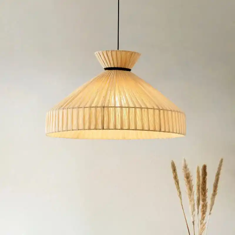 Nordic minimalist cream-style LED pendant light