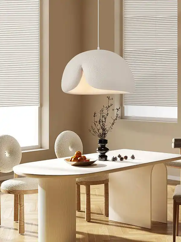 Minimalist Nordic Wabi-Sabi LED Hanging Loft Decor Chandelier