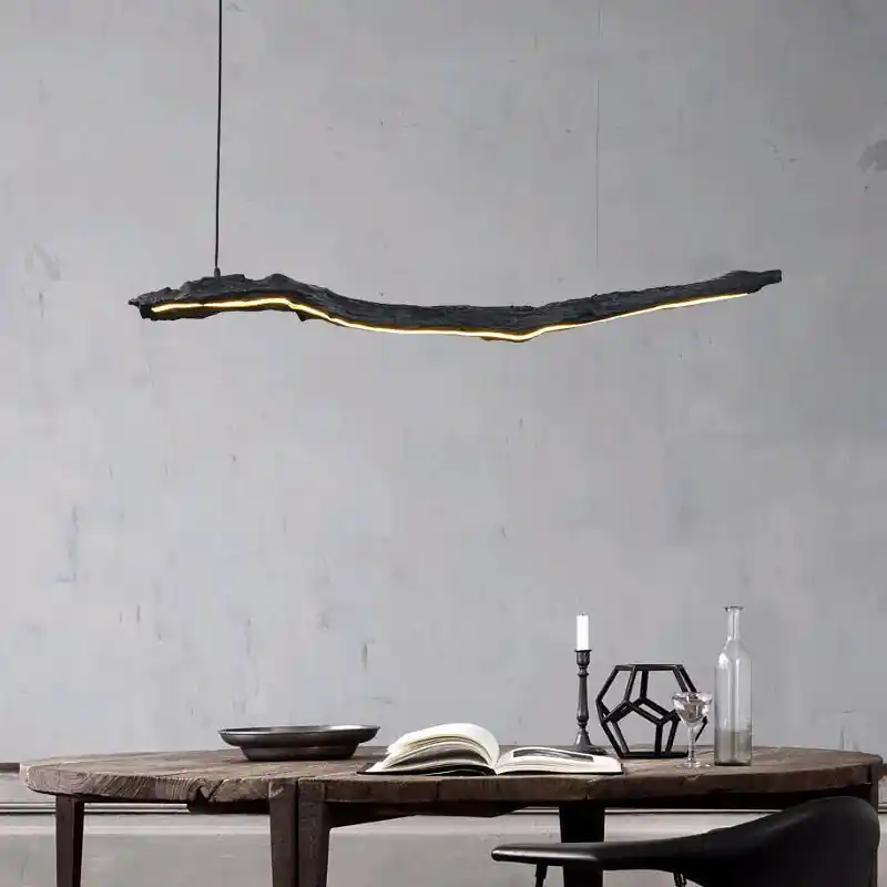 Nordic Wabi-Sabi LED Chandelier for Restaurant and Cafe