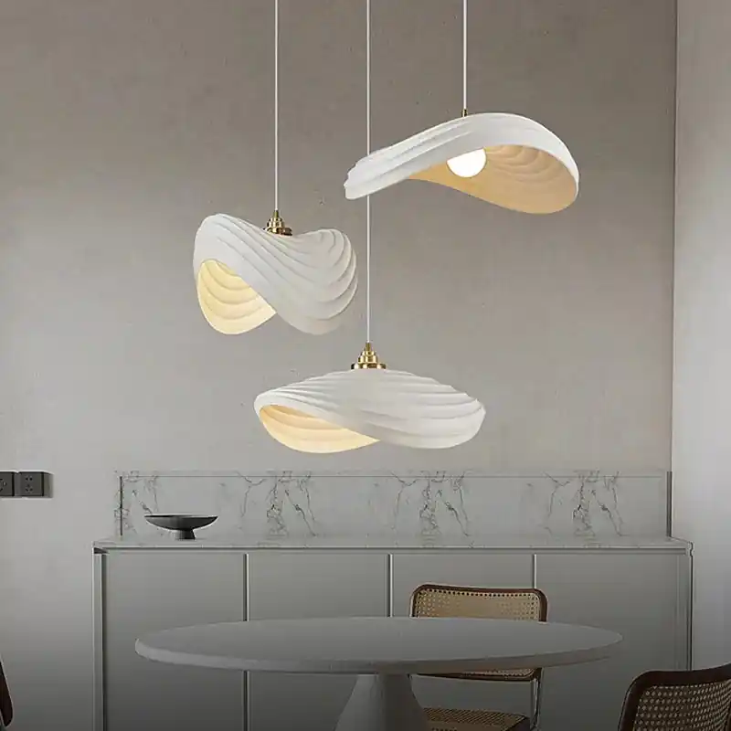 Nordic Wabi-Sabi Style LED Chandelier for Home Decoration