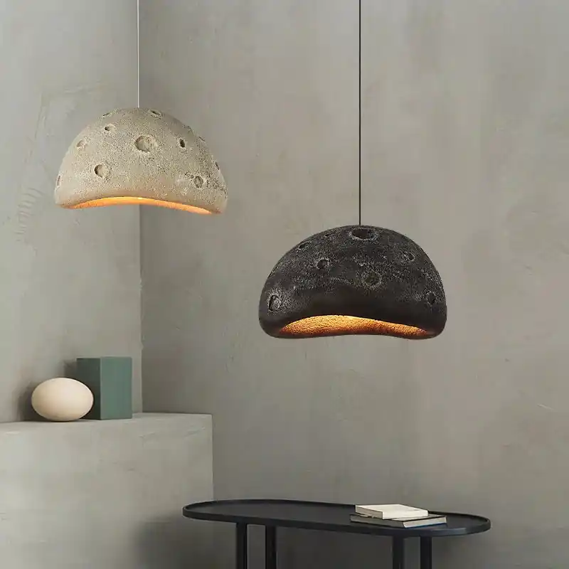 Nordic Wabi-Sabi style creative artistic LED chandelier