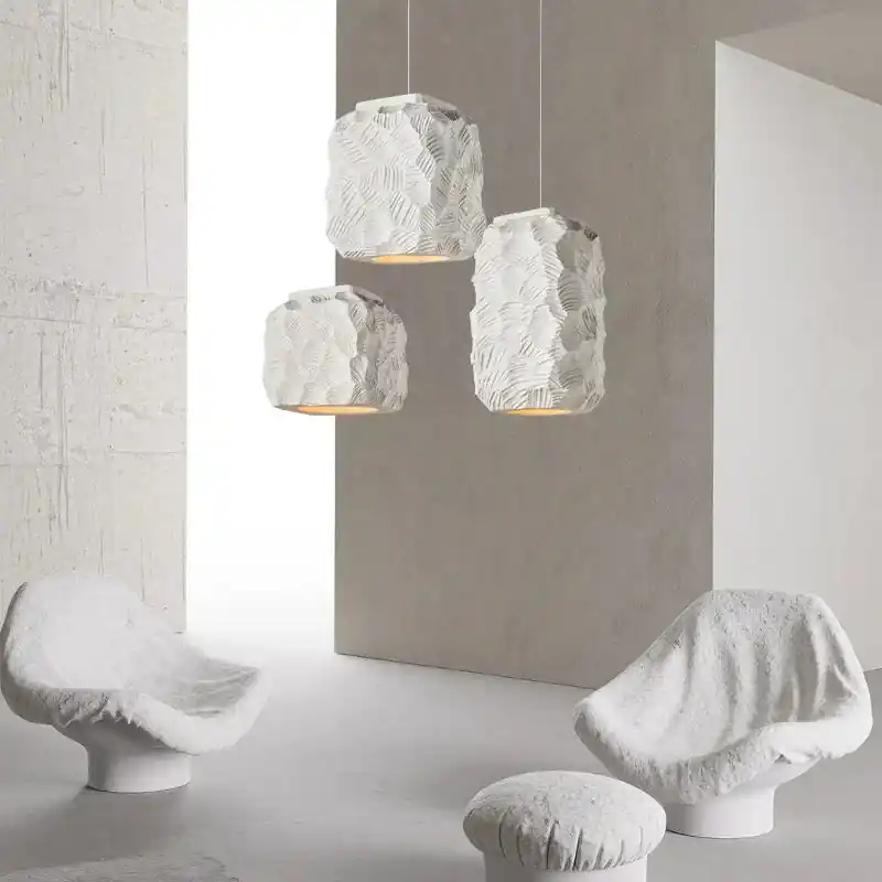 Nordic Wabi Sabi LED creative custom chandelier