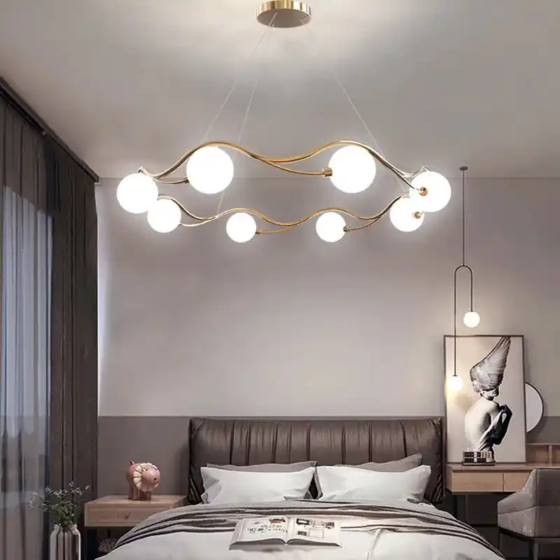Simple Nordic LED Ring Decorative Indoor Chandelier