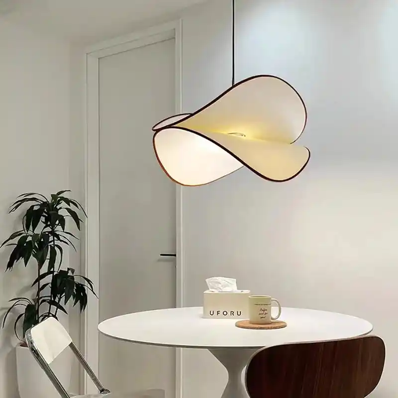 fabric LED pendant light with adjustable style