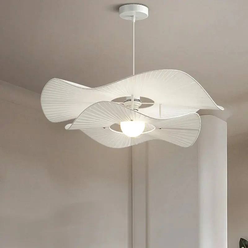 Nordic indoor LED fabric hat chandelier