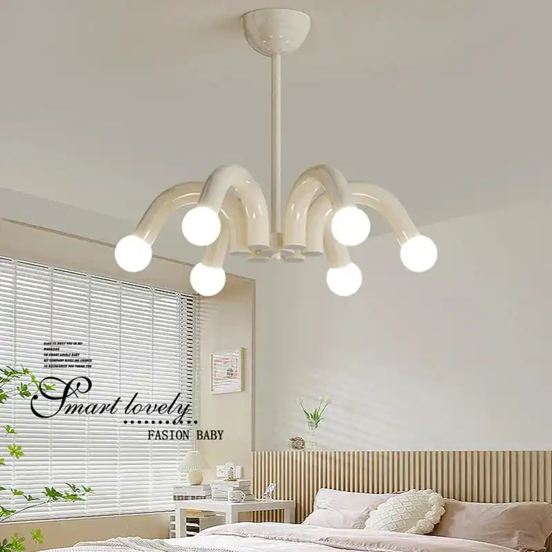 romantic metal chandelier with led water pipe for indoor use