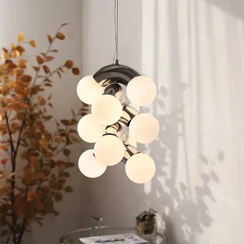 Modern and Creative Grape-Shaped Chandelier, Nordic Vintage Style