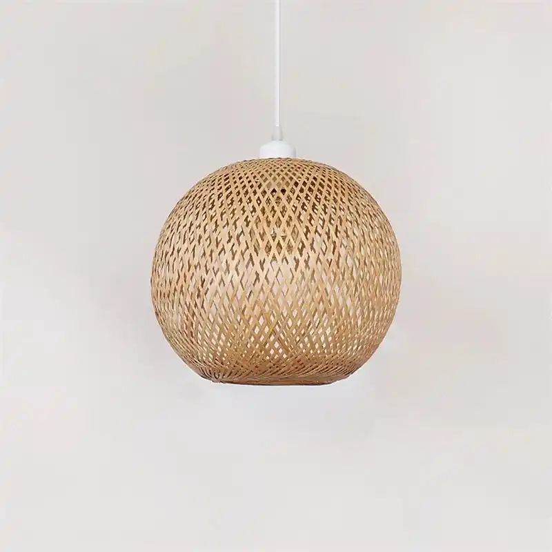 Nordic Modern Hand-Woven Bamboo LED Chandelier
