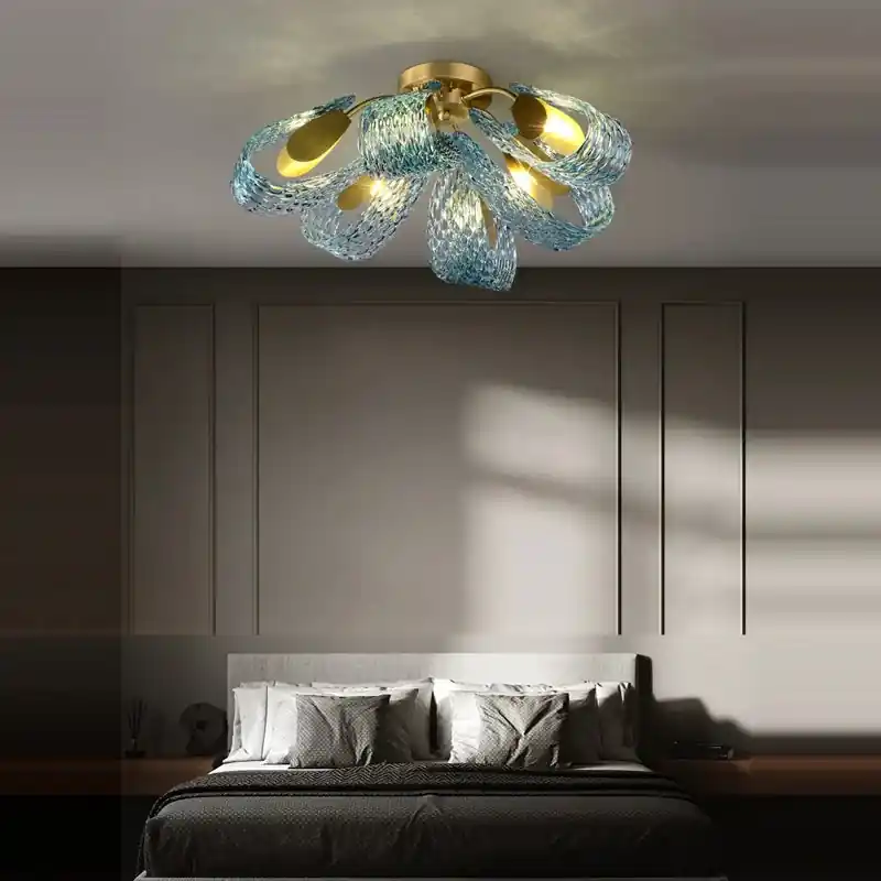 Crystal LED chandelier pendant light fixture lamp