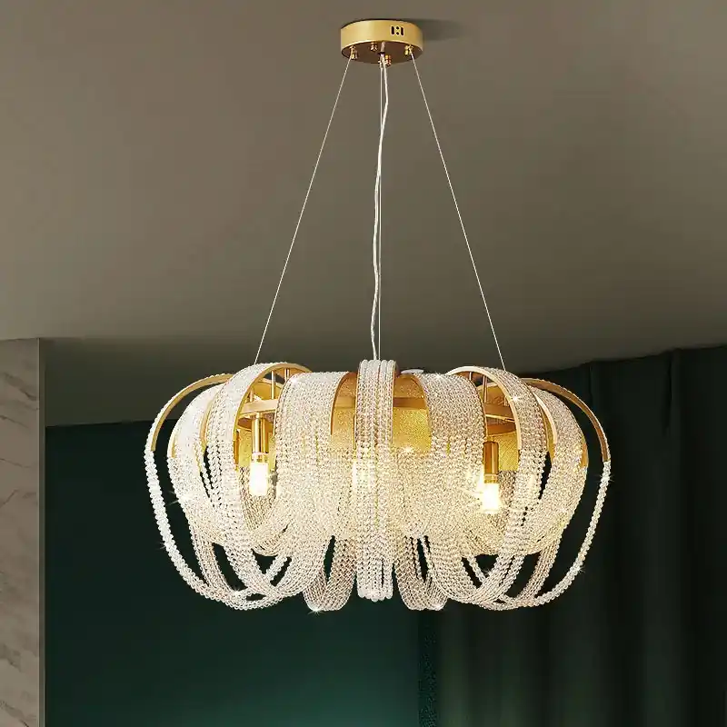 luxury crystal chandelier drops model for hotel
