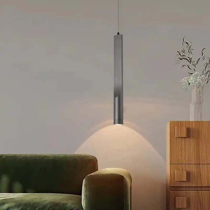 Minimalist modern aluminum chandelier