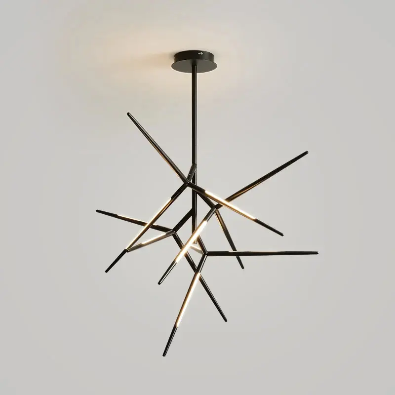creative postmodern minimalist personality designer molecule chandelier