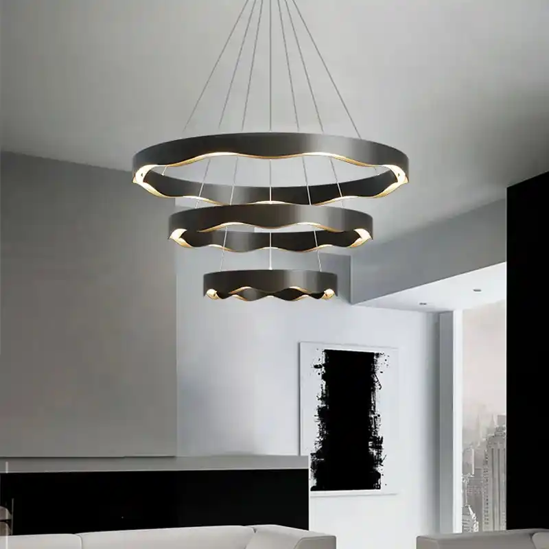Creative Nordic LED Modern Minimalist Round Chandelier