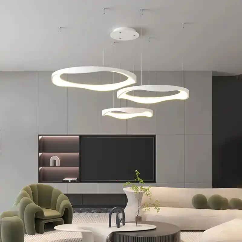 2023 minimalist modern Nordic creative acrylic LED chandelier
