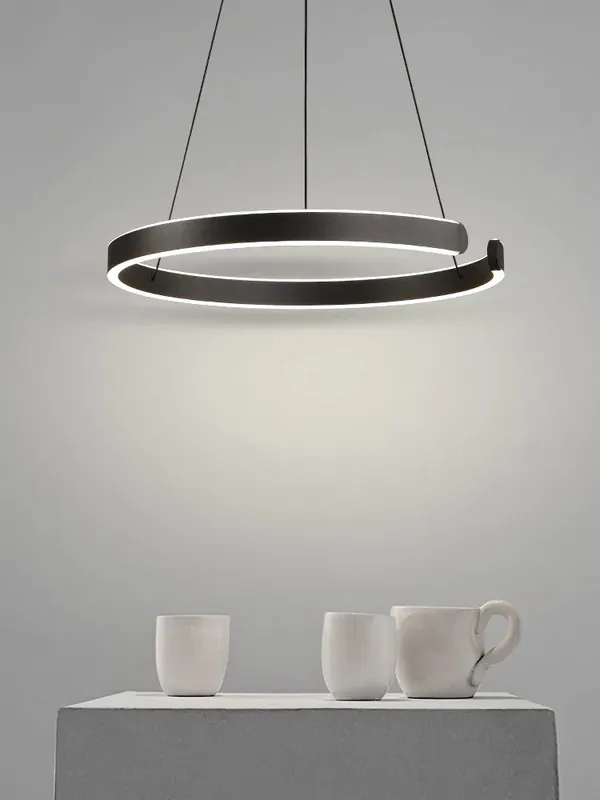 Nordic minimalist modern ring luxury chandelier