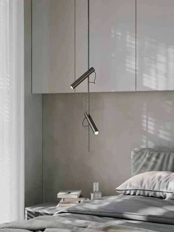 high-end rotating chandelier with adjustable accent light