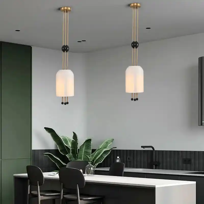 Wabi-Sabi LED chandelier for home decoration