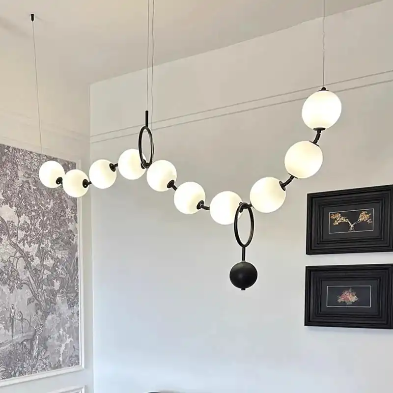 Modern chandelier pendant light for indoor suspended lighting