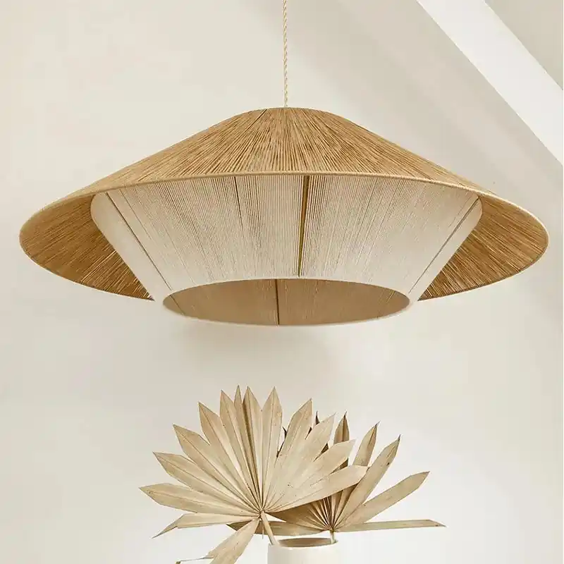 Japanese retro hemp rope chandelier for creative decoration