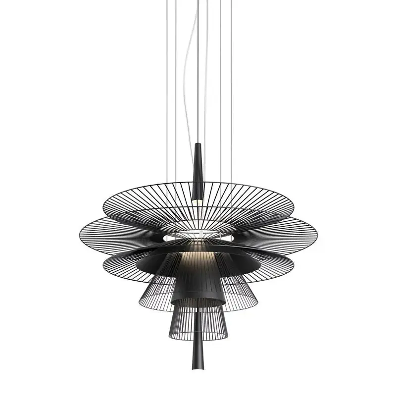 Sandyha LED luxury chandelier metal decorative hanging lamp