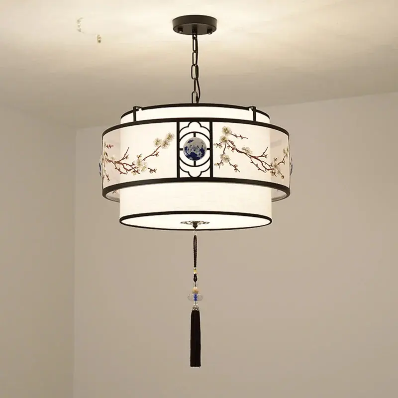 Chinese restaurant chandelier retro indoor lighting new collection dining table pendant light
