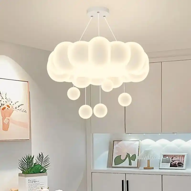 dimmable remote control star sphere chandelier