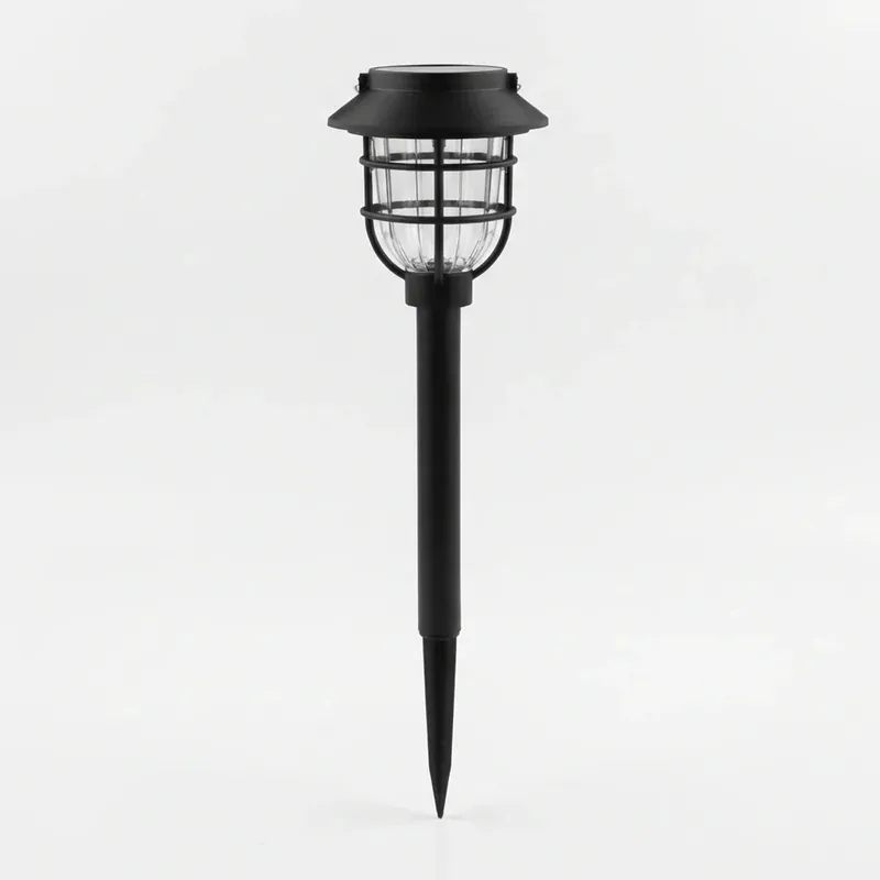 Vintage Cage Solar LED Pathway Light