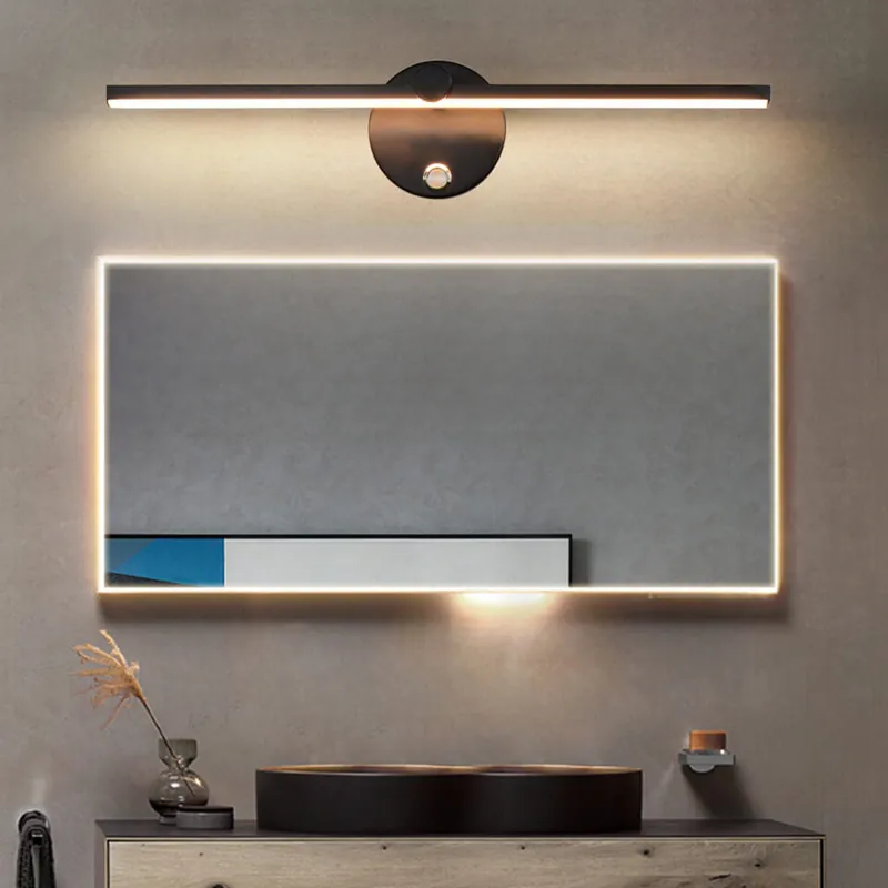 Long Bar LED Wall Sconce, Minimalist Nordic Style, 1 Light